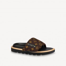 LOUIS VUITTON POOL PILLOW FLAT COMFORT MULE #  style 1AAEBX