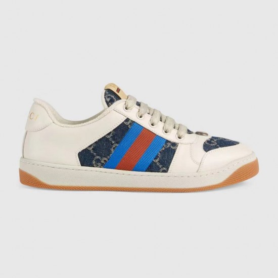 GUCCI  GG Denim series Screener series women's sneakers # style 577684-3