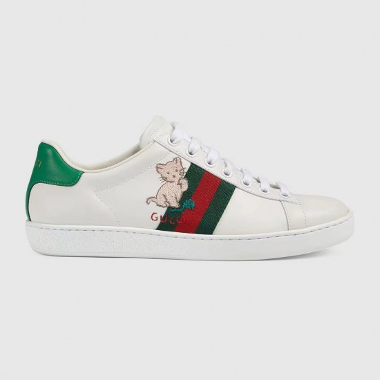 GUCCI Women's Ace sneaker with kitten #style   ‎630616 