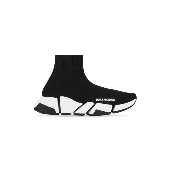 Balenciaga SPEED 2.0 RECYCLED KNIT SNEAKER BICOLOR SOLE#  style 617196