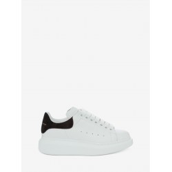 Alexander Mcqueen Women's Oversized Sneaker in White/black #  style 553770WHGP79061