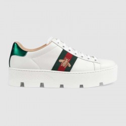 GUCCI  Women's Ace embroidered platform sneaker # style  577573