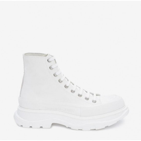 Alexander Mcqueen Men's Tread Slick Boot in White #  style 604254W4MV29000