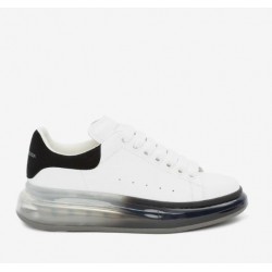 Alexander Mcqueen Women's Oversized Sneaker in White/black #  style 611698WHX9V9061