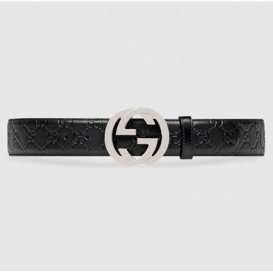 GUCCI  Gucci Signature leather belt  # style  ‎‎411924-1