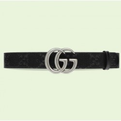 GUCCI GG Marmont embossed leather belt # style  ‎‎406831-4