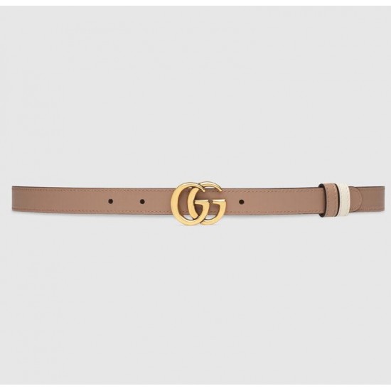 GUCCI GG Marmont reversible thin belt  # style 659418