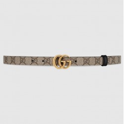 GUCCI GG Marmont reversible thin belt  # style 659418-2