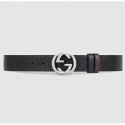 GUCCI Reversible Gucci Signature belt  # style 473030