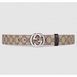 GUCCI Reversible GG Supreme belt  # style 473030-1