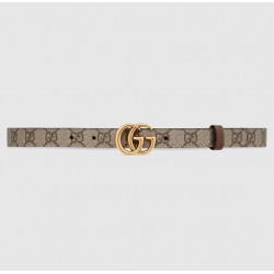 GUCCI GG Marmont reversible thin belt # style 659418-5