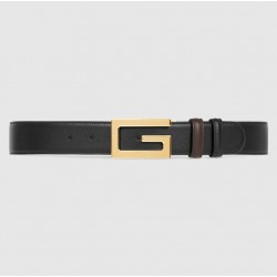 GUCCI Reversible belt with Square G buckle # style 626974