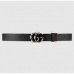 GUCCI GG Marmont reversible thin belt # style 643847-1