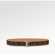 LOUIS VUITTON LV INITIALES 30MM REVERSIBLE BELT # style M0363V