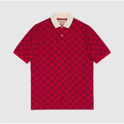 GUCCI GG stretch cotton polo #style 598956-1