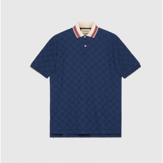 GUCCI GG stretch cotton polo #style 598956-2