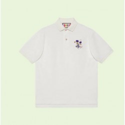 GUCCI Gucci Lovelight cotton polo with embroidery #style 708682