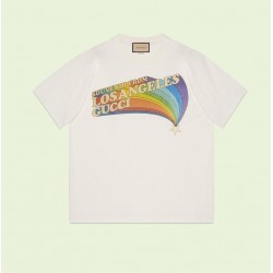 GUCCI Cotton T-shirt with print #style ‎616036-3