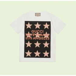 GUCCI Gucci Love Parade' print T-shirt #style 548334 