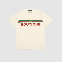 GUCCI Gucci Boutique print T-shirt #style 615044