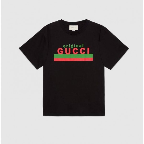 GUCCI Original Gucci' print oversize T-shirt #style 616036-6