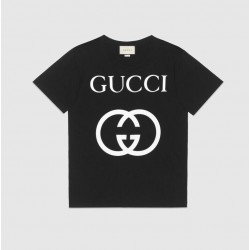 GUCCI Oversize T-shirt with Interlocking G #style 493117-1