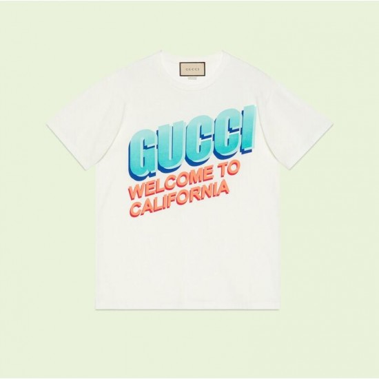 GUCCI Cotton jersey T-shirt #style 615044-1