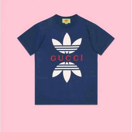 GUCCI adidas x Gucci cotton jersey T-shirt #style ‎548334-5