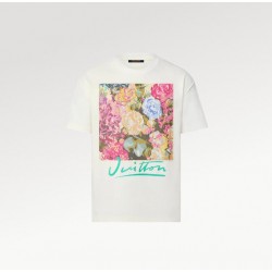 LOUIS VUITTON LV FLOWER TAPESTRY PRINT T-SHIRT #style 1AAGWM