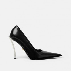 Versace PIN-POINT PUMPS #  style 1007138-DVT51_1B00P