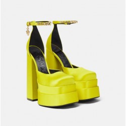 Versace MEDUSA AEVITAS PLATFORM PUMPS #  style 1002005-DRA67_1Y02V