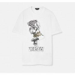 VERSACE LOGO GRAPHIC T-SHIRT #style  1008485-1A06067_1W000