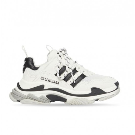 Balenciaga WOMEN'S BALENCIAGA / ADIDAS TRIPLE S TRAINERS IN WHITE #  style 710020W2ZB19112