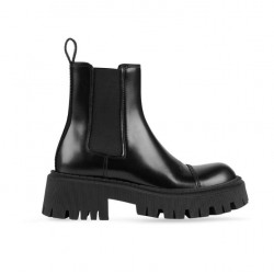 Balenciaga WOMEN'S TRACTOR 20MM BOOT IN BLACK # style 641399WA8E91000