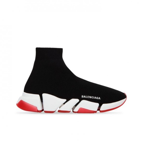 Balenciaga SPEED 2.0 Women's knitted sneakers with transparent soles # style 654045W2DI21096