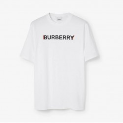 BURBERRY Logo Print Cotton T-shirt #style  80687951