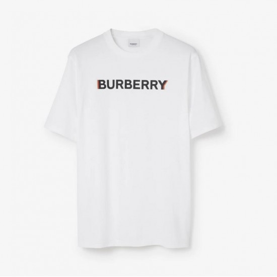 BURBERRY Logo Print Cotton T-shirt #style  80687951