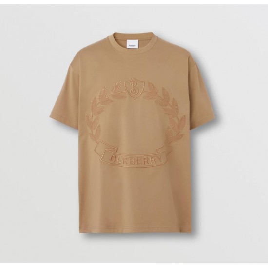 BURBERRY Oak Leaf Crest Cotton T-shirt #style  80609151