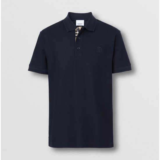 BURBERRY Monogram Motif Cotton Piqué Polo Shirt #style  80552271