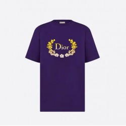 DIOR Relaxed-Fit T-Shirt  #style  313J696A0554_C479