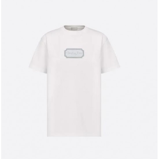 DIOR Relaxed-Fit T-Shirt  #style  243J685B0554_C088