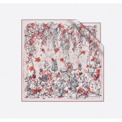 Dior Jardin Magique 70 Square Scarf # Style 31JAM070I620_C420