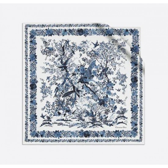 Dior Jardin Magique 90 Square Scarf # Style 25JAH090I606_C528