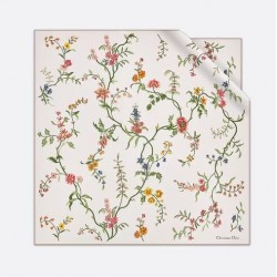 Dior Dior Petites Fleurs 70 Square Scarf  # Style 32FLE070I602_C084